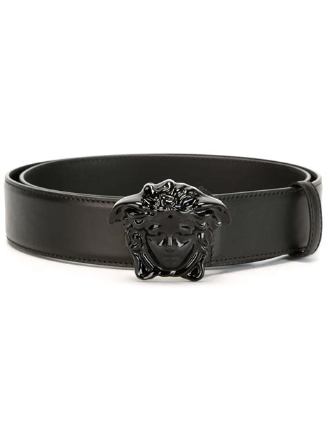 lyst black versace belt women|Versace Belts in Black .